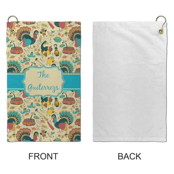Old Fashioned Thanksgiving Microfiber Golf Towels - Small - APPROVAL