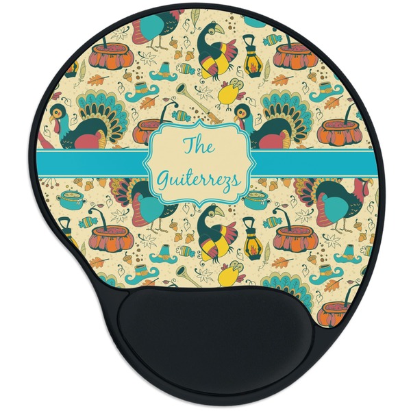 Custom Old Fashioned Thanksgiving Mouse Pad with Wrist Support