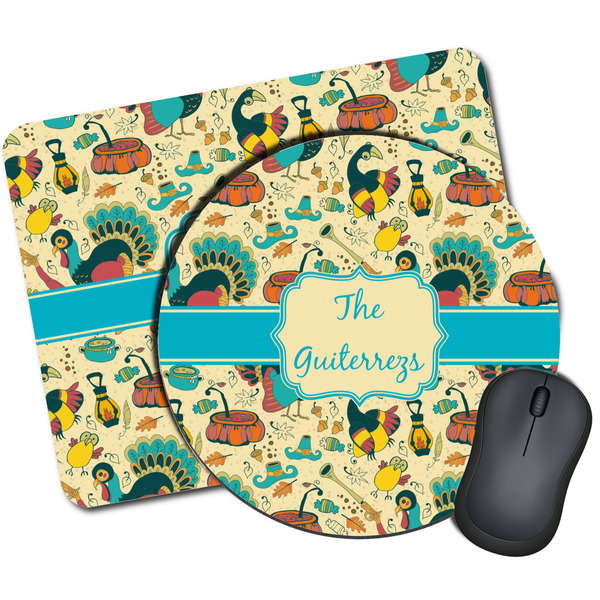 Custom Old Fashioned Thanksgiving Mouse Pad (Personalized)