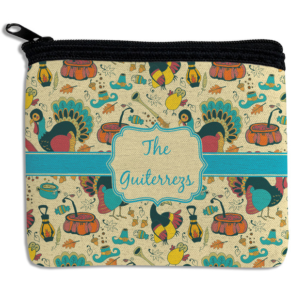 Custom Old Fashioned Thanksgiving Rectangular Coin Purse (Personalized)