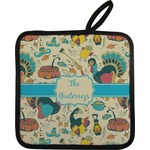 Old Fashioned Thanksgiving Pot Holder w/ Name or Text