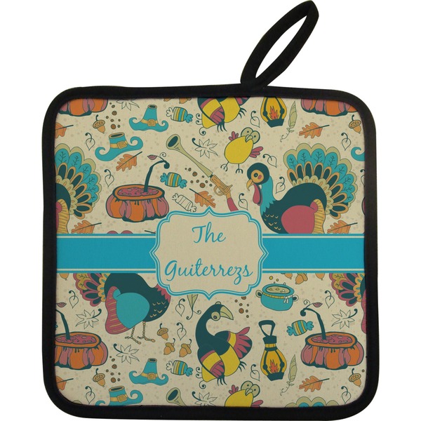 Old Fashioned Thanksgiving Neoprene Pot Holder