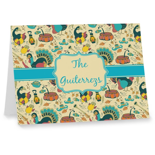 Custom Old Fashioned Thanksgiving Note cards (Personalized)