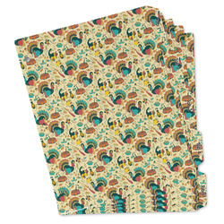 Old Fashioned Thanksgiving Binder Tab Divider - Set of 5 (Personalized)