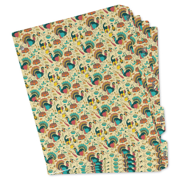 Custom Old Fashioned Thanksgiving Binder Tab Divider Set (Personalized)