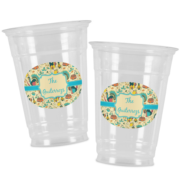 Old Fashioned Thanksgiving Party Cups - 16oz - Alt View