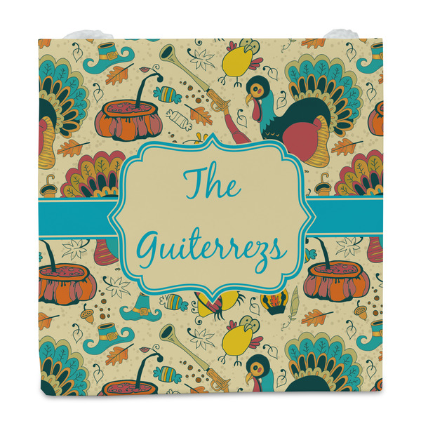 Old Fashioned Thanksgiving Party Favor Gift Bag - Gloss - Front