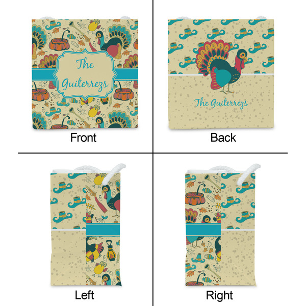 Old Fashioned Thanksgiving Party Favor Gift Bag - Matte - Approval