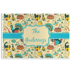 Old Fashioned Thanksgiving Disposable Paper Placemats (Personalized)