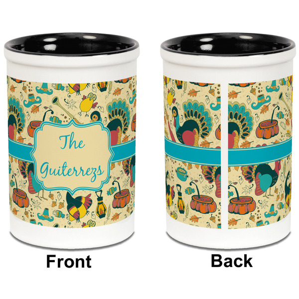 Old Fashioned Thanksgiving Pencil Holder - Black - approval