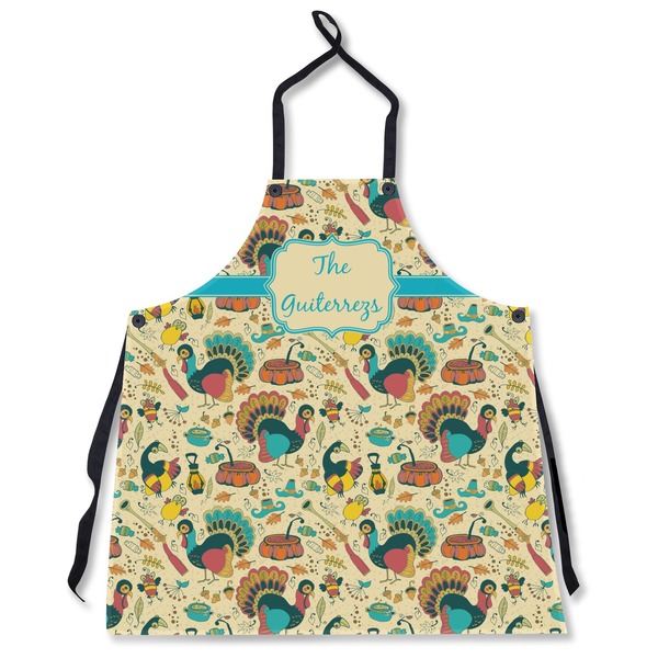 Custom Old Fashioned Thanksgiving Apron Without Pockets w/ Name or Text