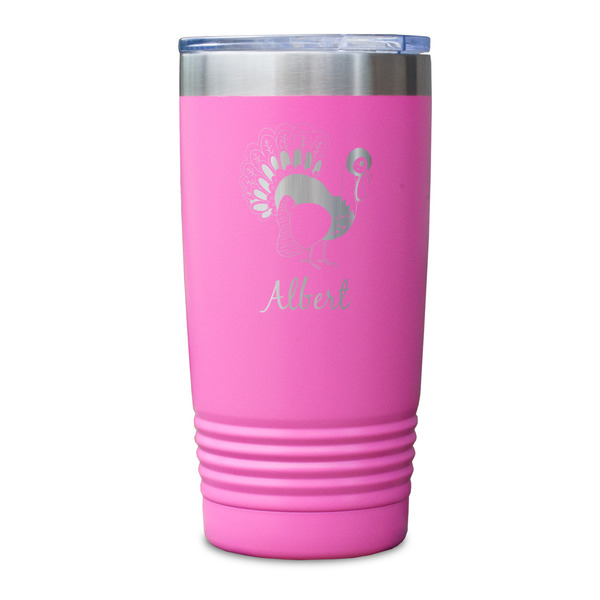 Old Fashioned Thanksgiving Pink Polar Camel Tumbler - 20oz - Single Sided - Approval
