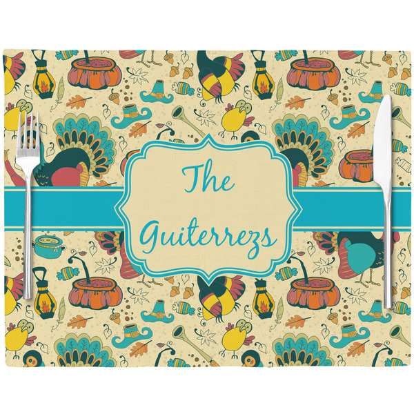 Old Fashioned Thanksgiving Placemat with Props