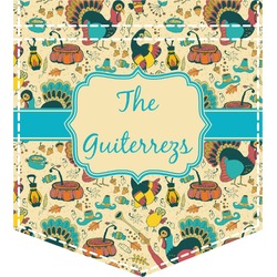 Old Fashioned Thanksgiving Iron On Faux Pocket (Personalized)