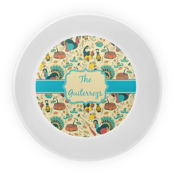 Old Fashioned Thanksgiving Melamine Bowl - Center