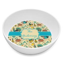 Old Fashioned Thanksgiving Melamine Bowl - 8 oz (Personalized)