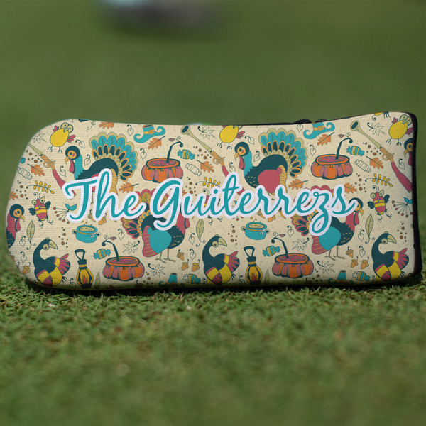 Custom Old Fashioned Thanksgiving Blade Putter Cover (Personalized)