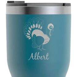 Old Fashioned Thanksgiving RTIC Tumbler - Dark Teal - Laser Engraved - Single-Sided (Personalized)