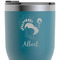 Old Fashioned Thanksgiving RTIC Tumbler - Dark Teal - Close Up