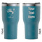 Old Fashioned Thanksgiving RTIC Tumbler - Dark Teal - Double Sided - Front & Back