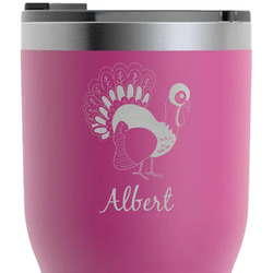 Old Fashioned Thanksgiving RTIC Tumbler - Magenta - Laser Engraved - Single-Sided (Personalized)