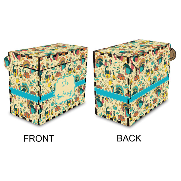 Old Fashioned Thanksgiving Recipe Box - Full Color - Approval