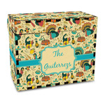 Old Fashioned Thanksgiving Wood Recipe Box - Full Color Print (Personalized)