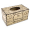 Old Fashioned Thanksgiving Wood Tissue Box Cover - Rectangle (Personalized)