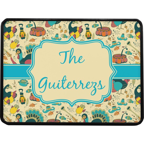 Old Fashioned Thanksgiving Rectangular Car Hitch Cover w/ FRP Insert (Select Size)