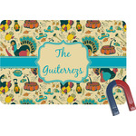 Old Fashioned Thanksgiving Rectangular Fridge Magnet (Personalized)