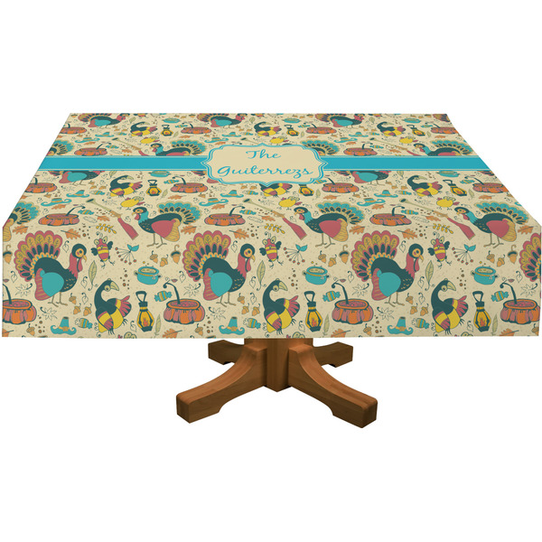 Old Fashioned Thanksgiving Rectangular Tablecloths (Personalized)