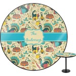 Old Fashioned Thanksgiving Round Table (Personalized)
