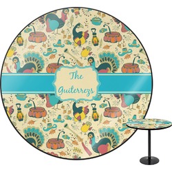 Old Fashioned Thanksgiving Round Table (Personalized)