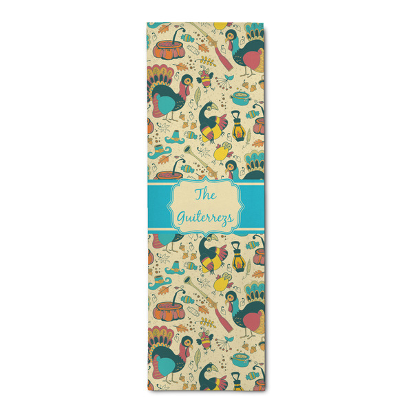 Custom Old Fashioned Thanksgiving Runner Rug - 2.5'x8' w/ Name or Text