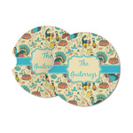 Old Fashioned Thanksgiving Sandstone Car Coasters (Personalized)