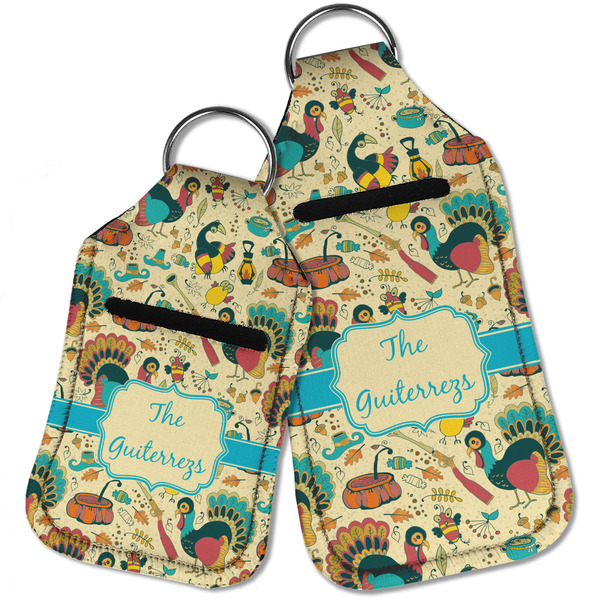 Old Fashioned Thanksgiving Sanitizer Holder Keychain - Parent Main