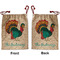 Old Fashioned Thanksgiving Santa Sack - Front & Back (Personalized)