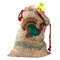 Old Fashioned Thanksgiving Santa Bag - Front (stuffed w toys) PARENT
