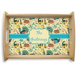 Old Fashioned Thanksgiving Natural Wooden Tray - Small (Personalized)