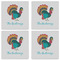 Old Fashioned Thanksgiving Set of 4 Sandstone Coasters - See All 4 View
