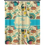 Old Fashioned Thanksgiving Extra Long Shower Curtain - 70"x84" (Personalized)