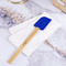 Old Fashioned Thanksgiving Silicone Spatula - Blue - In Context