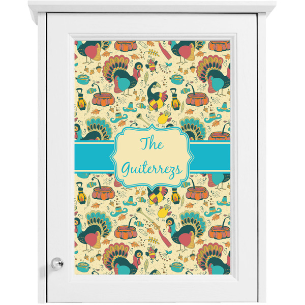 Old Fashioned Thanksgiving Single White Cabinet Decal