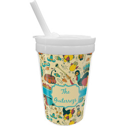 Old Fashioned Thanksgiving Sippy Cup with Straw (Personalized)