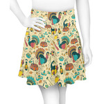 Old Fashioned Thanksgiving Skater Skirt - X Small