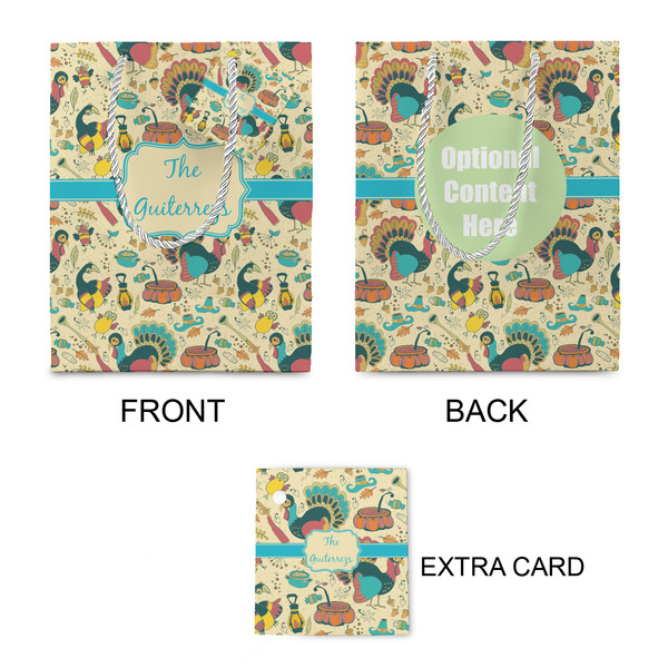 Old Fashioned Thanksgiving Small Gift Bag - Approval