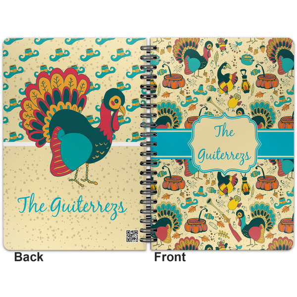 Old Fashioned Thanksgiving Spiral Journal 7 x 10 - Apvl