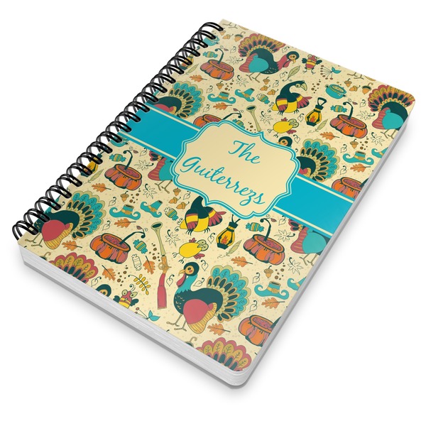 Old Fashioned Thanksgiving Spiral Journal 7 x 10 - Main