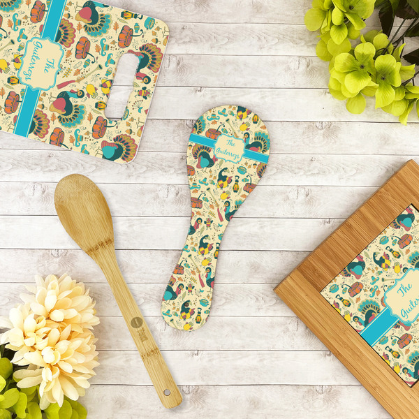 Old Fashioned Thanksgiving Spoon Rest Trivet - LIFESTYLE