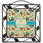 Old Fashioned Thanksgiving Square Trivet (Personalized)